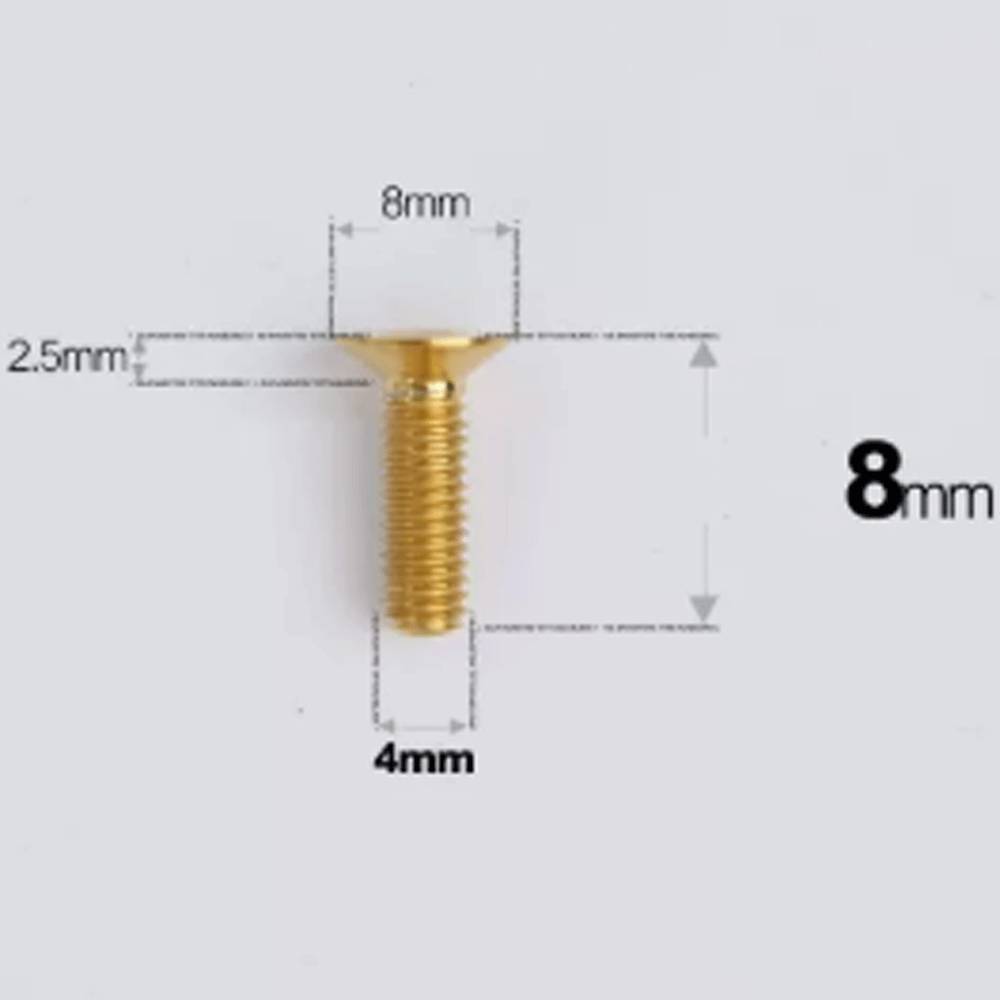 

Многоцветные винты M4 из титанового сплава с потайной головкой T20 Torx