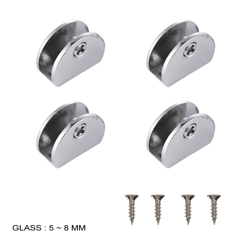 

Хромированные зажимы для стекла 5-12 мм