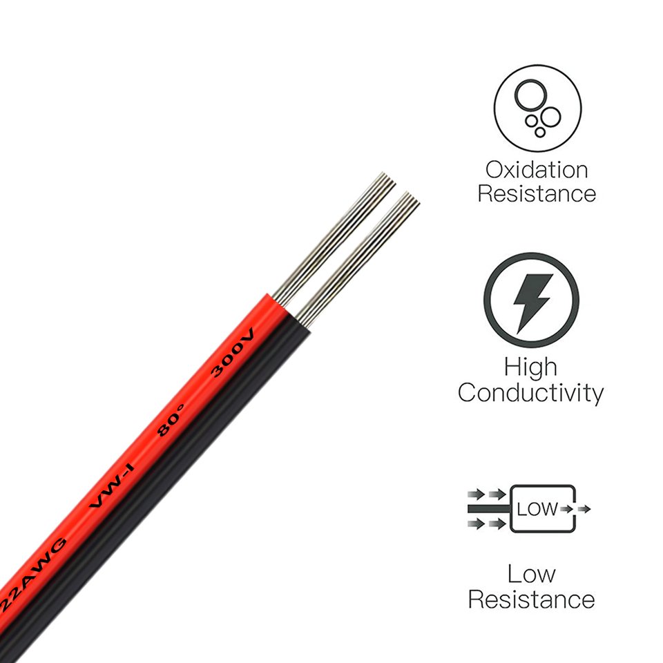 

DelightFire электрические провода медные 22/20/18 AWG 3/4/5/6 pin
