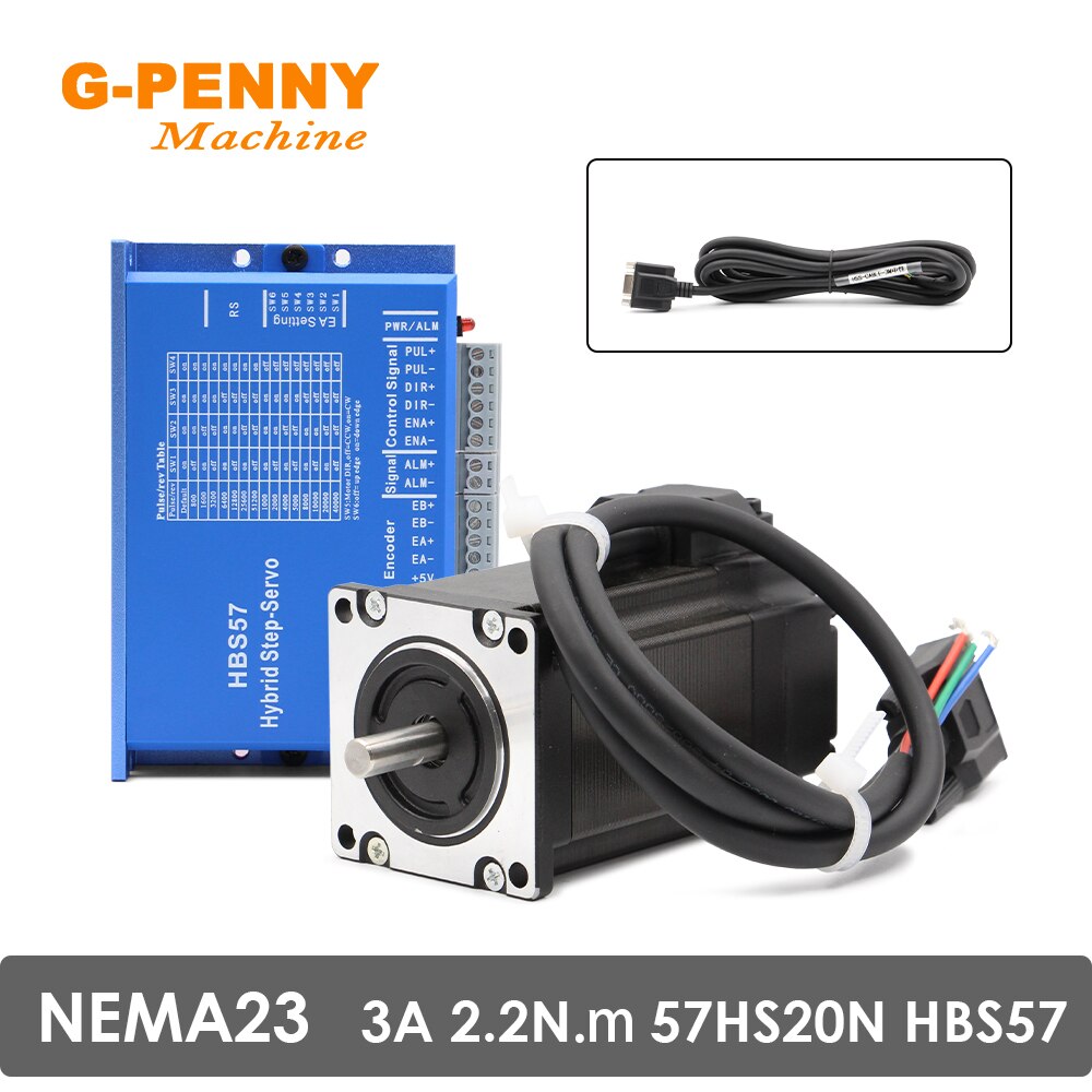 

Шаговый двигатель G-PENNY MACHINE 57HS20N+HBS57