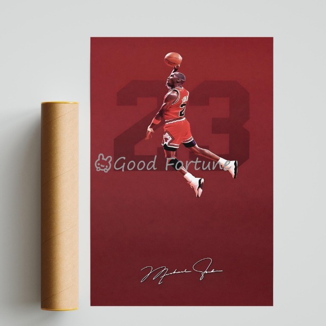 

Постеры знаменитых баскетболистов Michael Jordan на холсте
