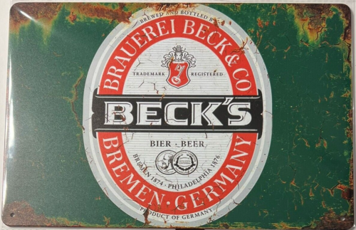 

Металлическая вывеска Beck's Beer