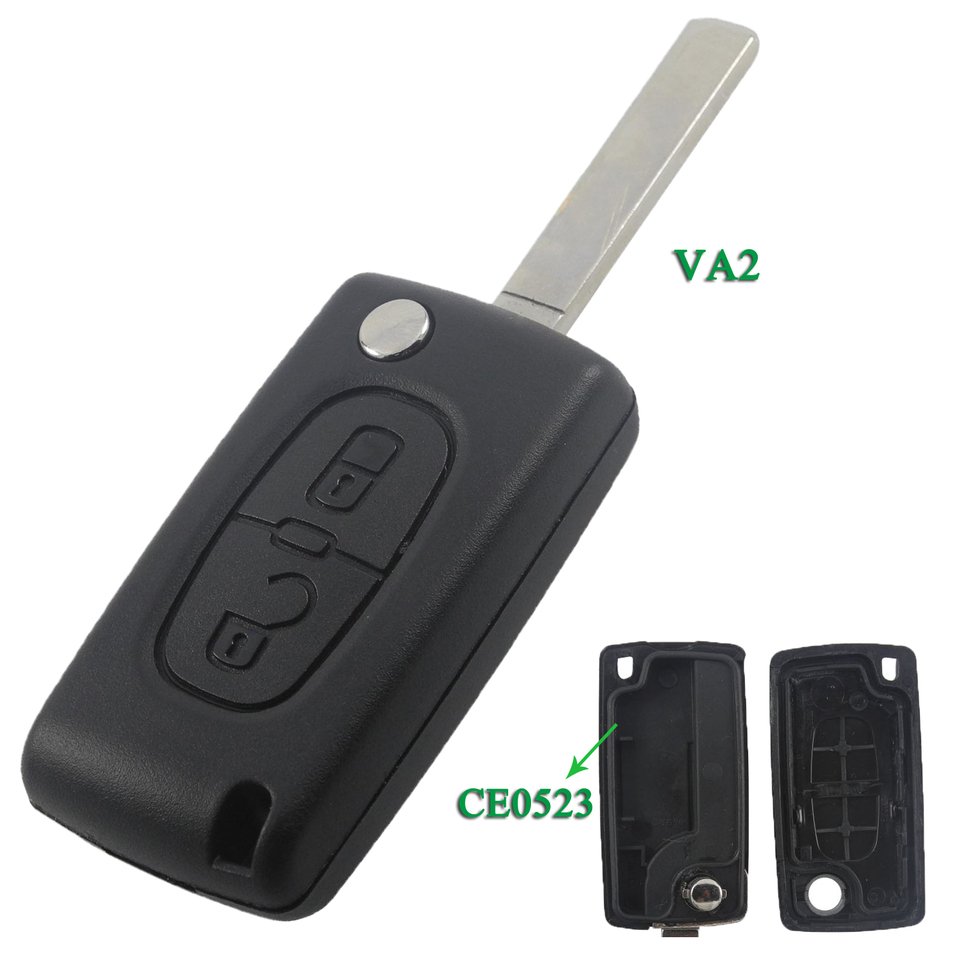 

Складной Корпус Дистанционного Ключа Jingyuqin Для Peugeot 207 307 308 407 607 807 Partner Citroen C2 C3 C4 C5 C6 Xsara-2/3/4...