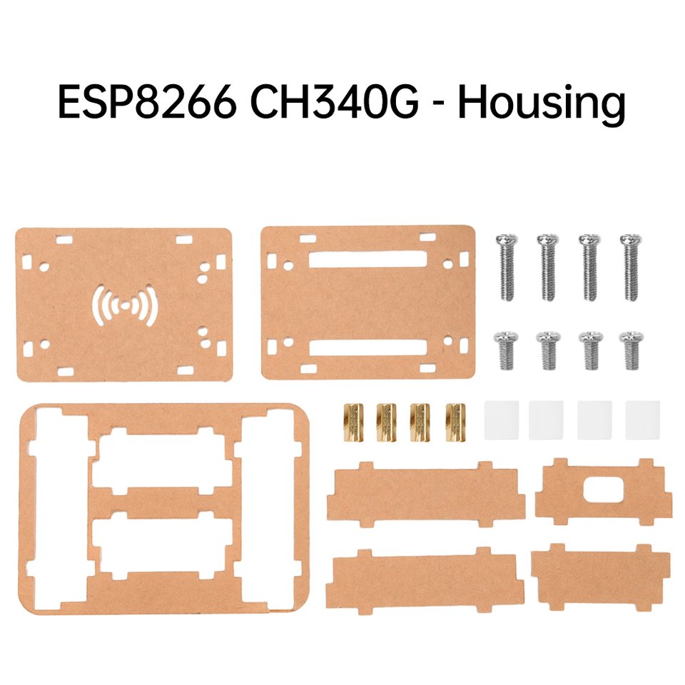 

NodeMcu Lua ESP8266 2102 340G ESP-32 Плата разработки Iot Прозрачный акриловый защитный корпус