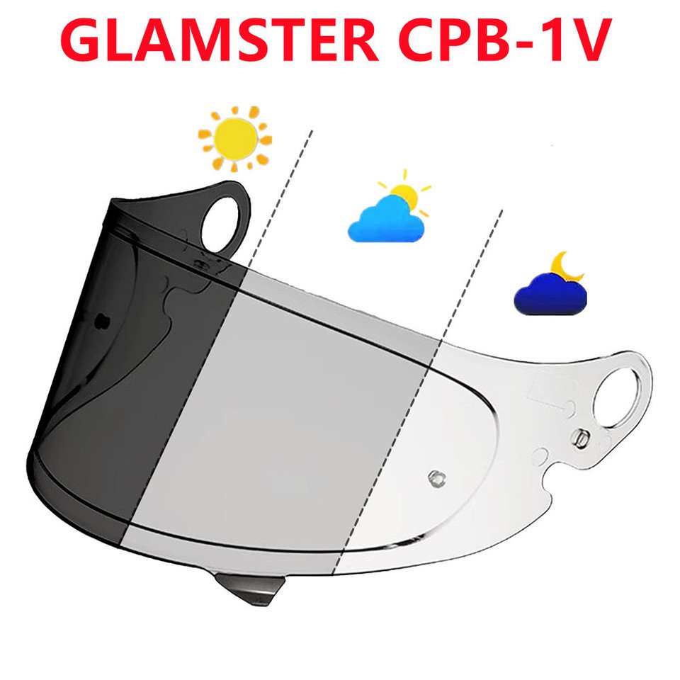 

SHOEI Glamster CPB-1V мотоциклетный шлем ретро козырек анфас шлемы линзы анти-УФ мото Casco мотоцикл фотохромный Visera