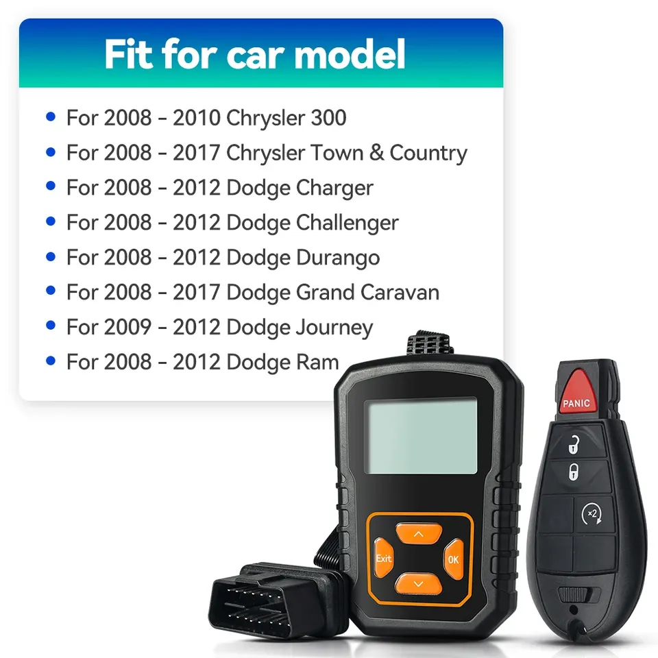

KEYYOU OBD DIY программатор удаленный автомобильный ключ для Dodge Caravan Chrysler Town Country Jeep Grand Cherokee M3N5WY783X IYZ-C01C 433 МГц