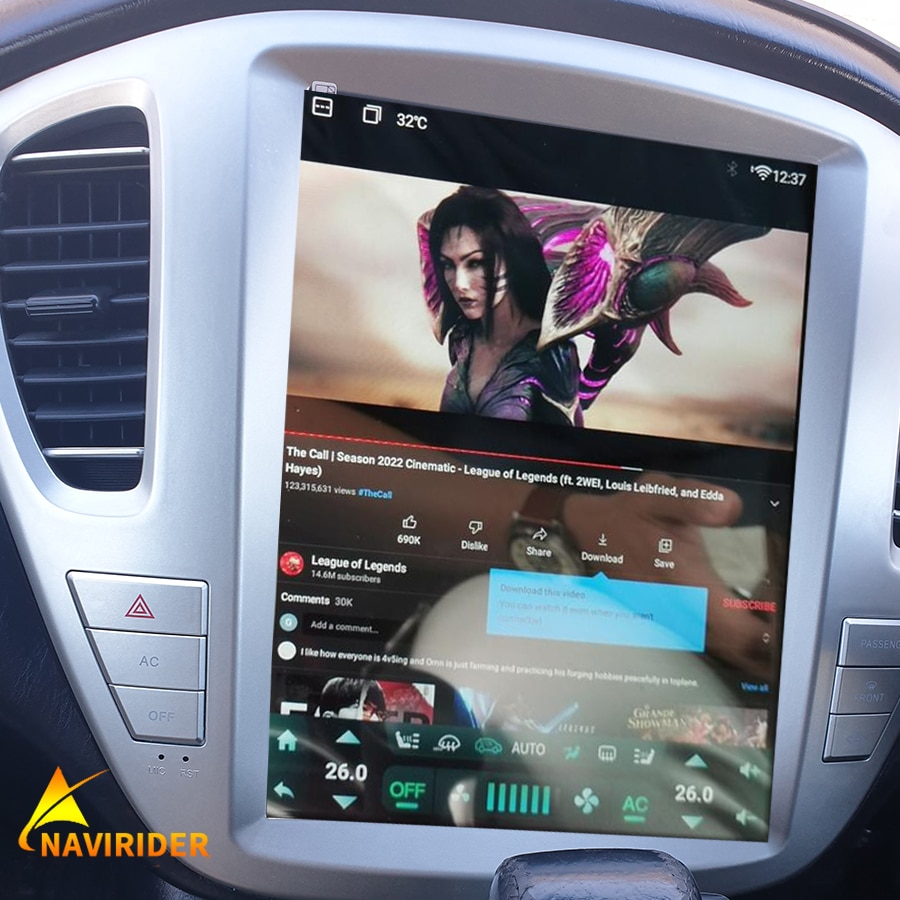 

Мультимедийный видеоплеер для TOYOTA, экран 12,1 дюйма на Android 13, стерео для TOYOTA KLUGER V 10,2003, рестайлинг, Highlander 2005, GPS, CarPlay