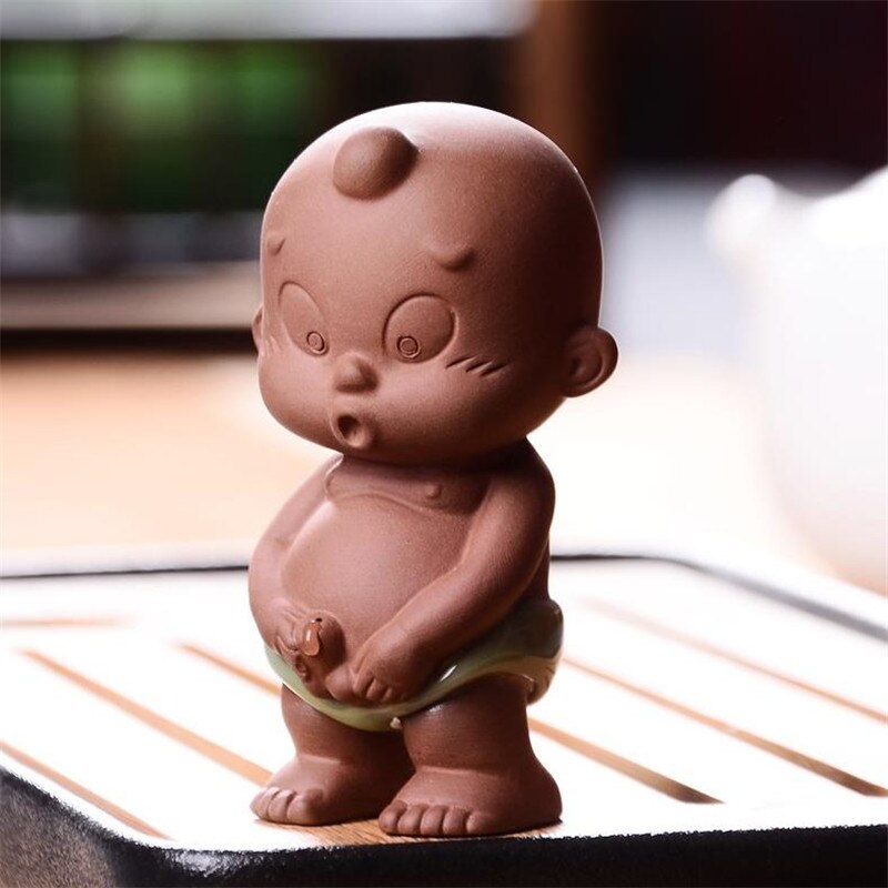 

Фигурки чайных питомцев Исин из фиолетовой глины