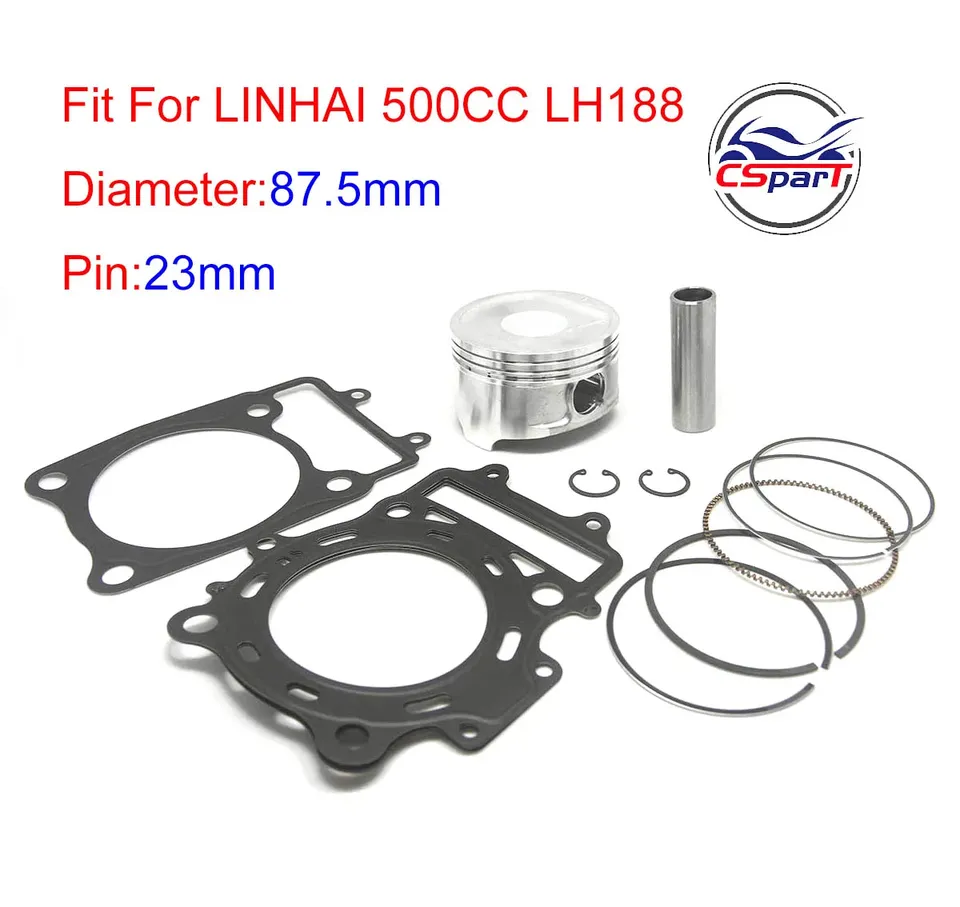 

Комплект прокладок поршневых колец для Linhai 500 M550 ATV UTV T-BOSS 550 E4 M550L E2 T3b EFI PROMAX 35119
