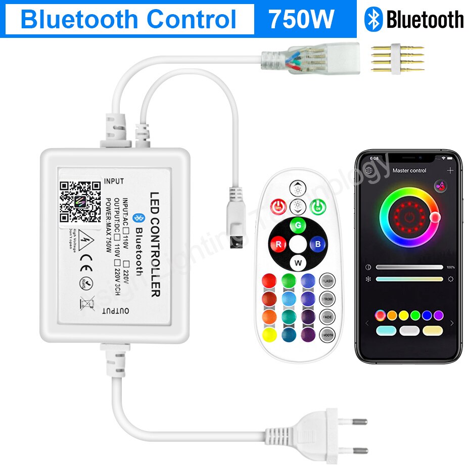 

RGB контроллер для светодиодной ленты 220В