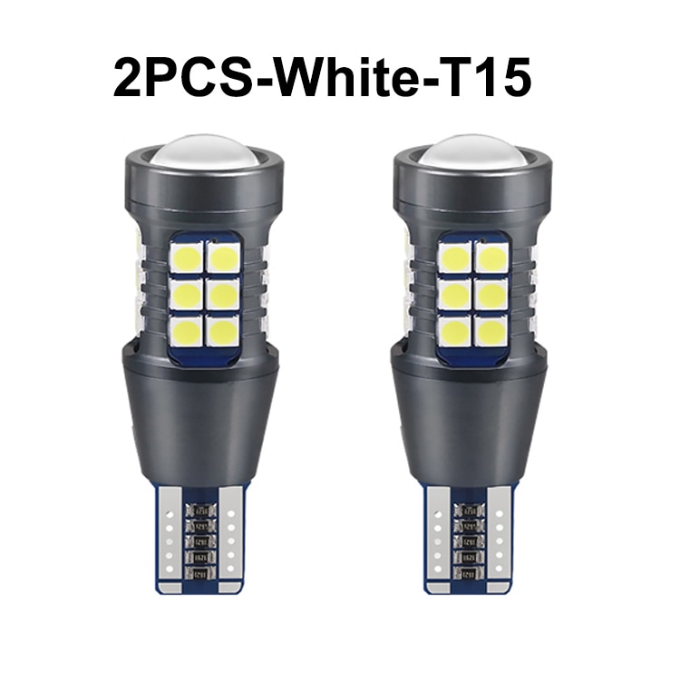 

NLpearl 2x Сигнальная лампа W16W LED T15 921 912 Лампа Супер яркая 3030 27SMD T15 Led Canbus Автоматические резервные фонари Задний фонарь 12 В