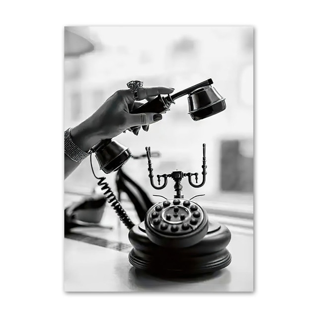 

Парижская модная башня винтажная девушка черная белая настенная живопись на холсте скандинавские плакаты и принты настенные фотографии для гостиной