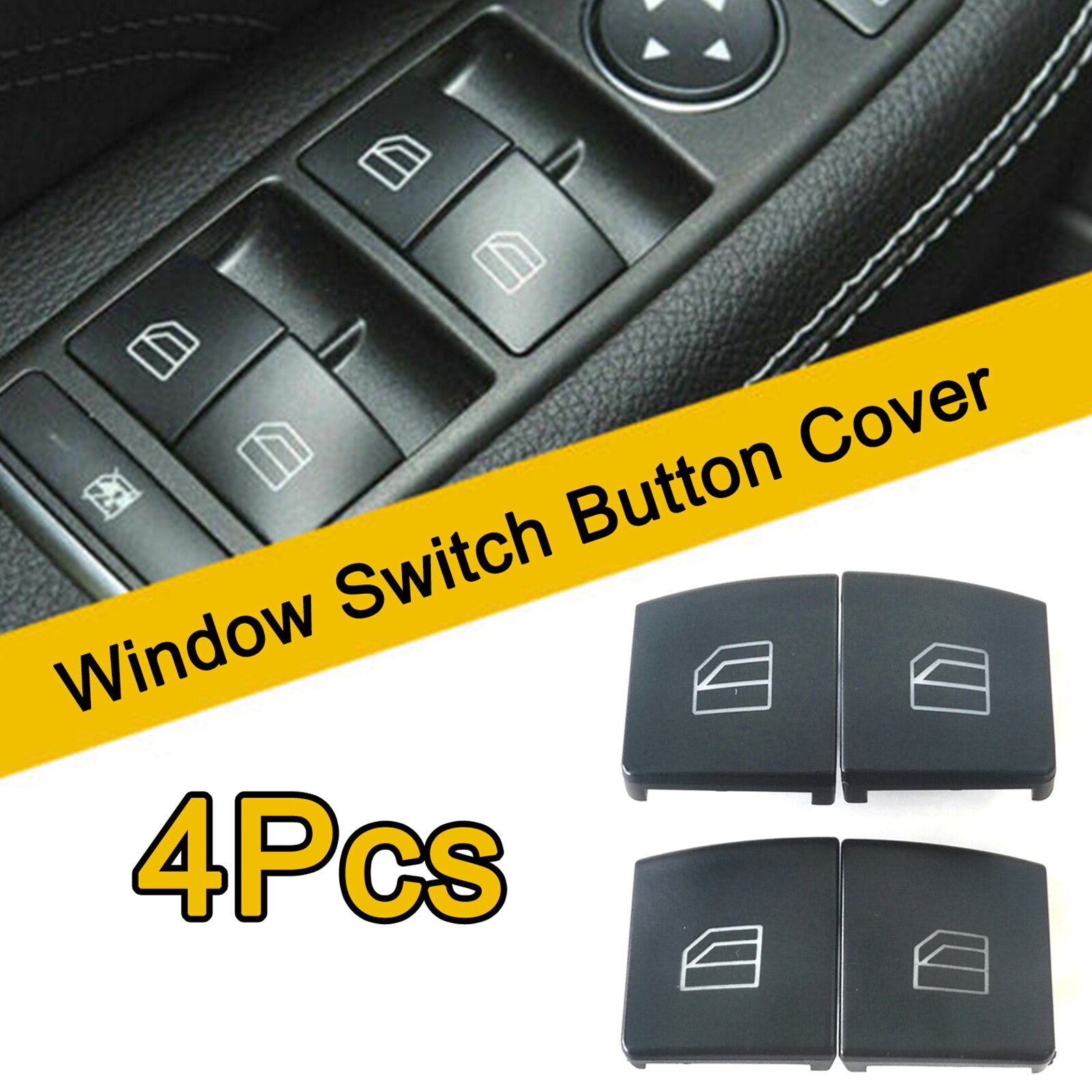 

4 шт., крышки для стеклоподъемника Mercedes-Benz E-Class E200 A-Class B-Class W204 C-Class W212 W242 W246 W166 W176 W204
