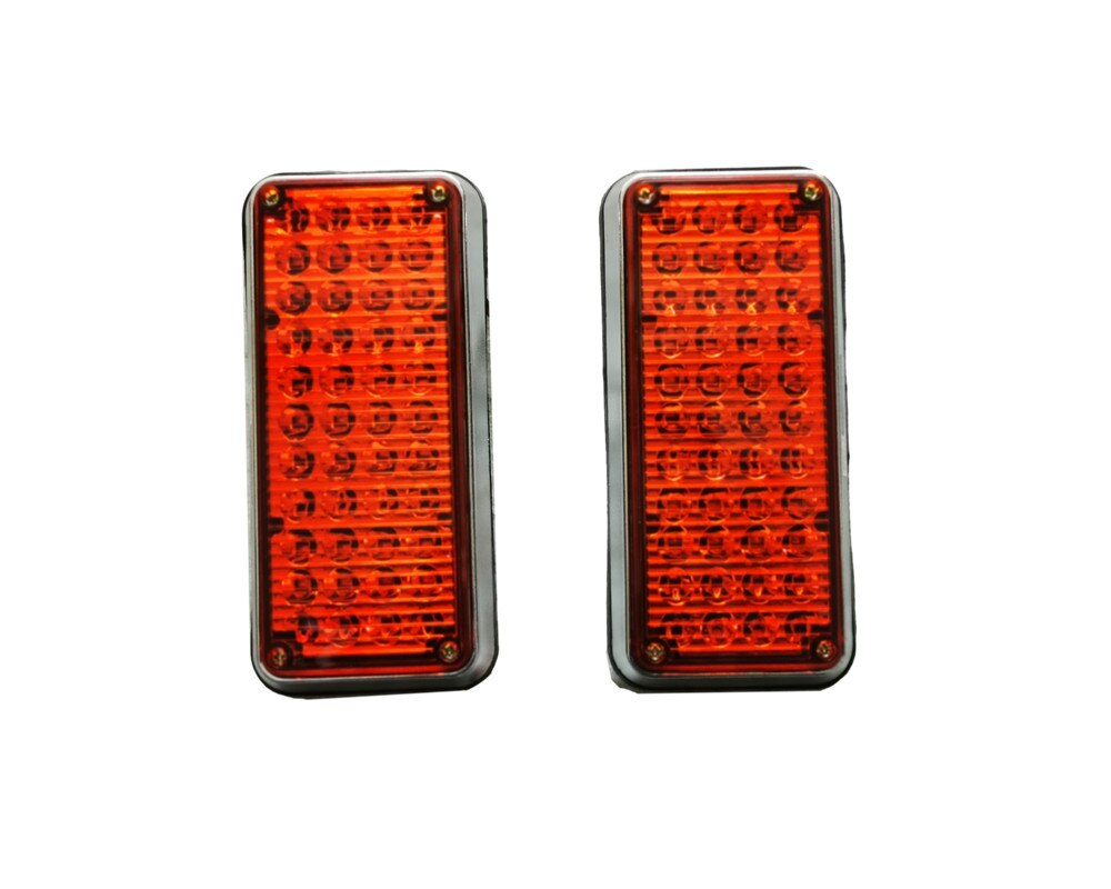 

1 пара 44led 12В 24В led мигающие стробоскопические огни для скорой помощи пумпер пожарные двигатели лампы полицейский периметр свет 180X75x35mm