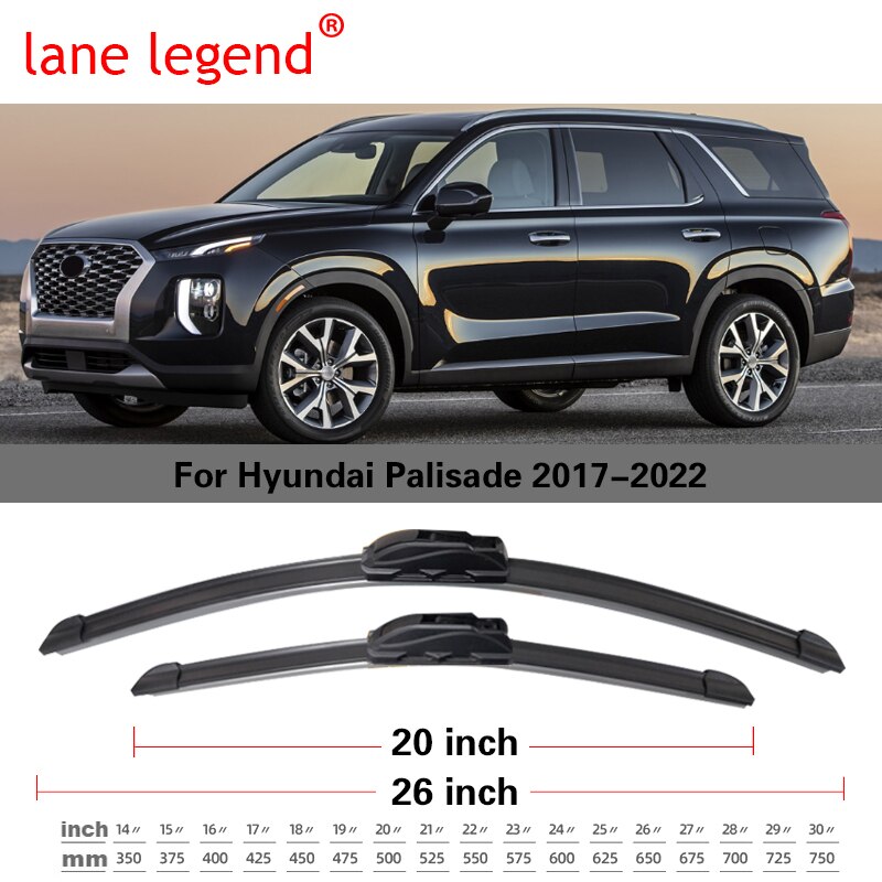 

Щетки стеклоочистителя для Hyundai Palisade 2017 2018 2019 2020 2021 2022