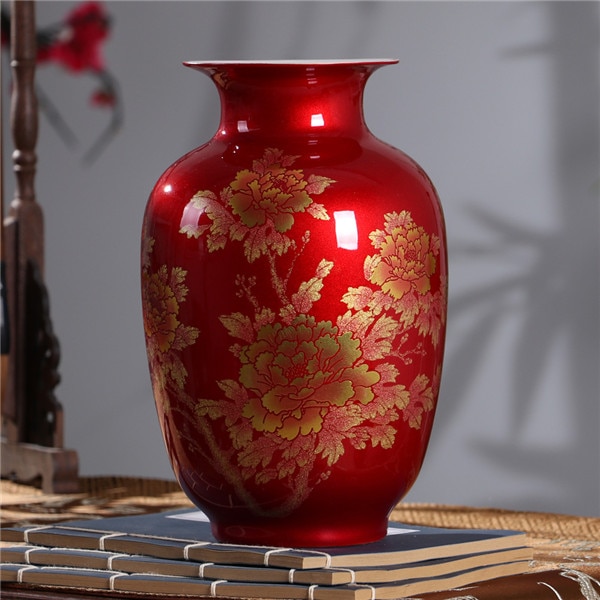 

Классическая фарфоровая ваза Jingdezhen
