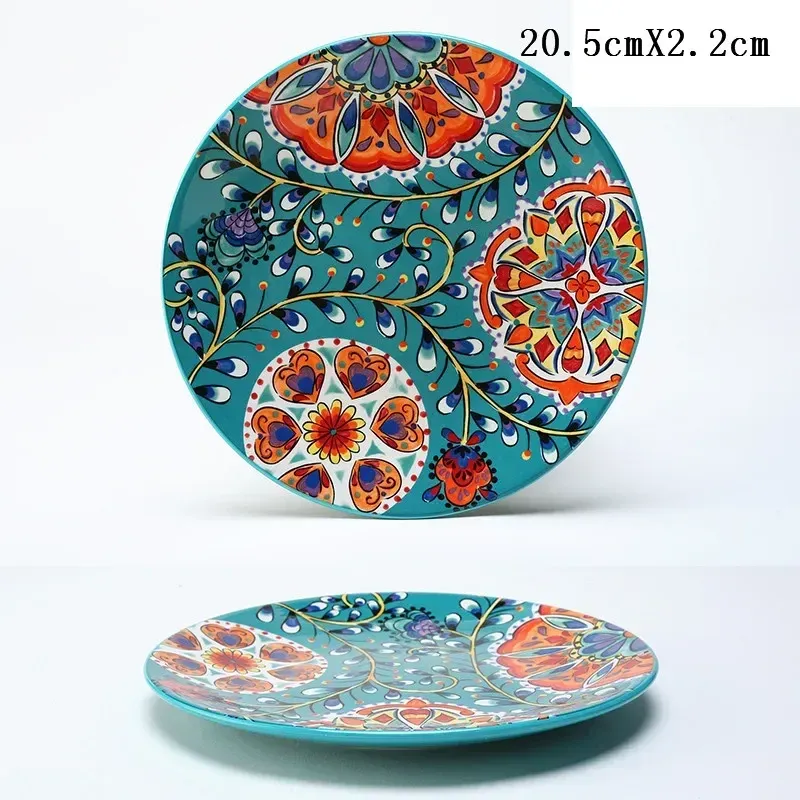 

Керамическая тарелка JINGDE CERAMICS 8 дюймов