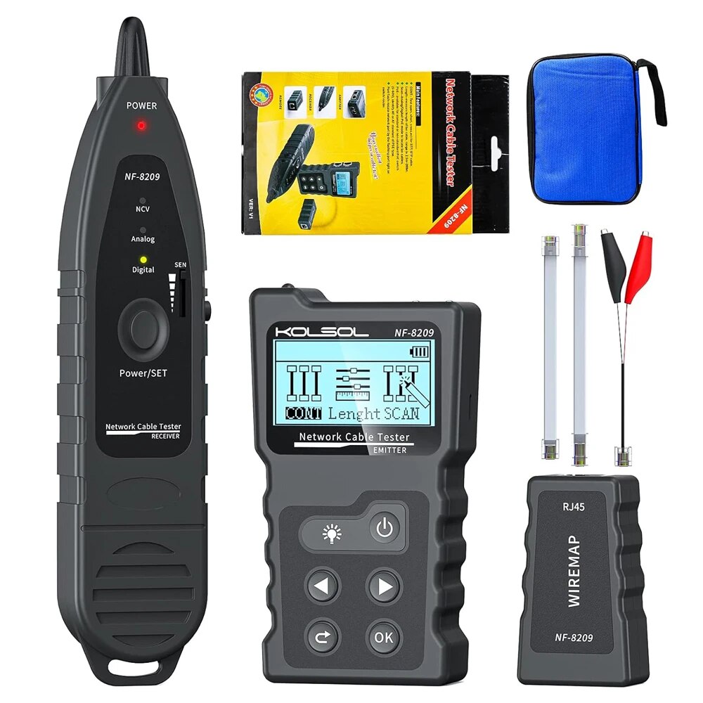 

NOYAFA NF-8209 Тестер сетевых кабелей