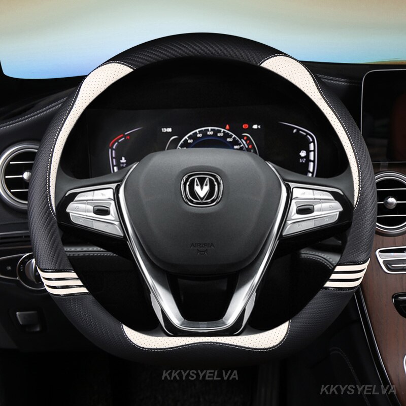 

Чехол рулевого колеса автомобиля Wrap D Shape для Changan CS75 Plus CS55 PLUS CS55 E-rock 2020 2021 CS15 CS15EV 2019-2021 CS35 PLUS 2022