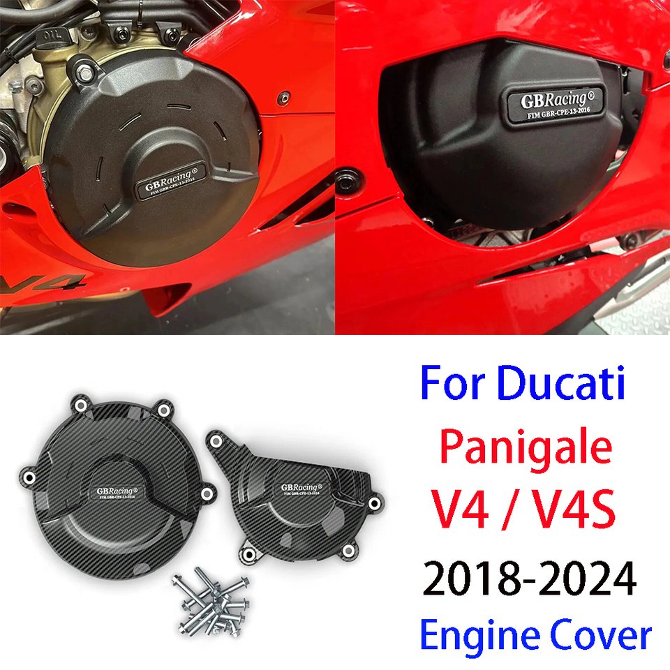 

Защитная крышка двигателя мотоцикла для DUCATI Panigale V4 V4S 2018-2023 2024 2025 GBRacing, крышка двигателя