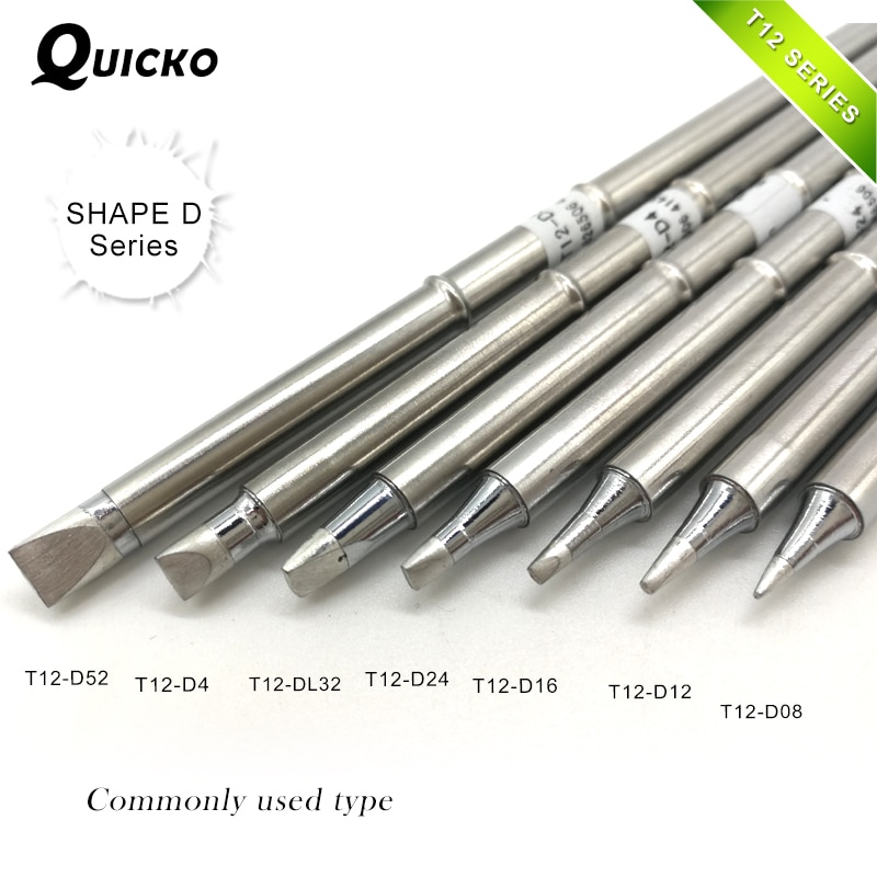 

Наконечники для пайки QUICKOLAECHO T12 SHAPE D