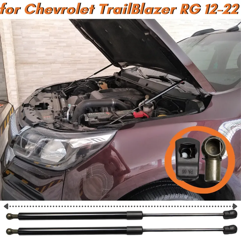 

Кол-во (2) стойки капота для Chevrolet TrailBlazer RG 2012-2022, амортизаторы газовых пружин передней капота, амортизаторы, подъемники