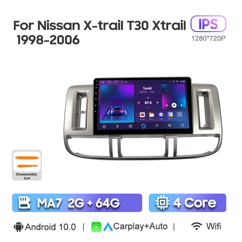 

Автомобильный радиоприемник MAMSM Android 13 для Nissan X-trail T30 1998-2006 видео мультимедийный Bluetooth плеер навигация GPS Авторадио для Carplay