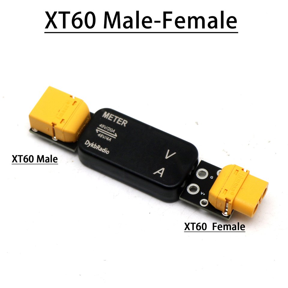 

XT30/XT60 20A двунаправленный измеритель напряжения постоянного тока, дрон, радиоуправляемый аккумулятор, зарядное устройство, тестер разрядки, цифровой вольтм-амперметр