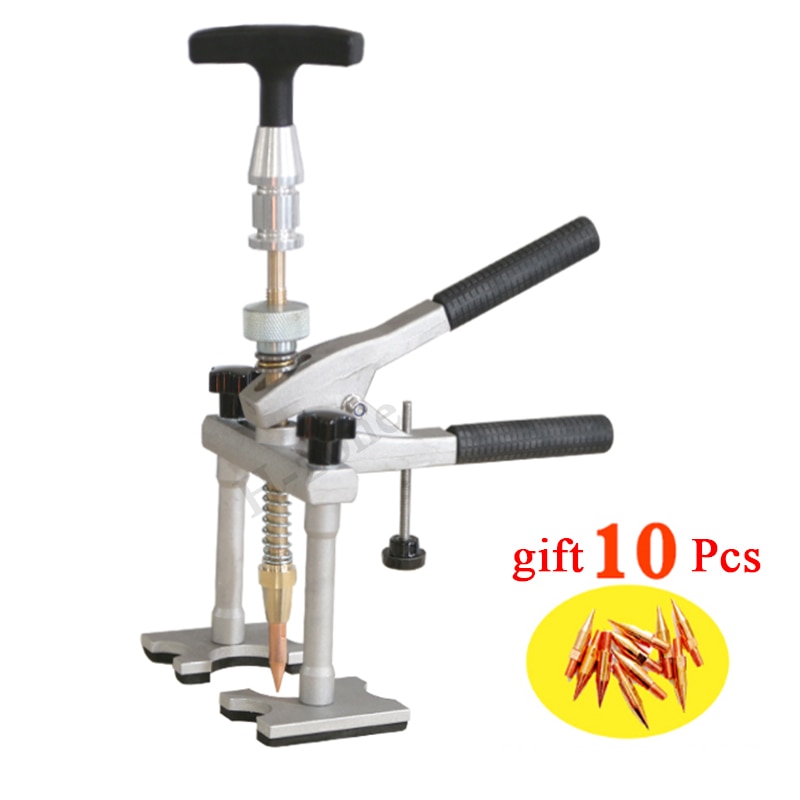 

0-50mm Sheet Metal Puller Data Recovery Car Dent Repair Tool 360° Rotary Handle No Putty Finishing Spot Welding Puller