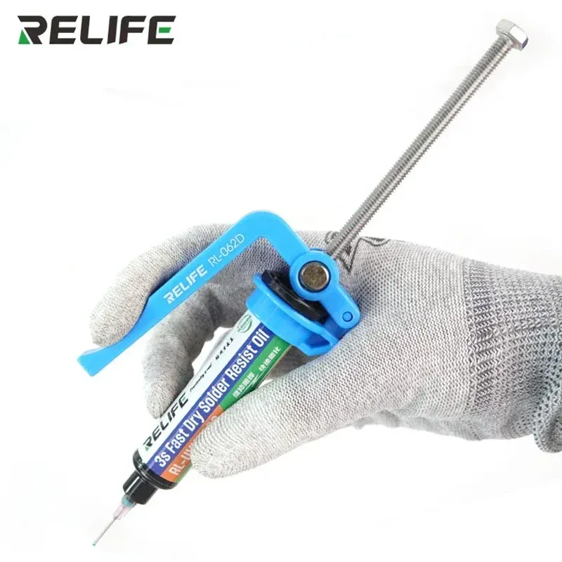 

RELIFE RL-062D экономичный 5-10CC новый усилитель паяльной пасты УФ-маска для припоя чернила сварочное масло толкатель для инструментов для ремонта материнской платы
