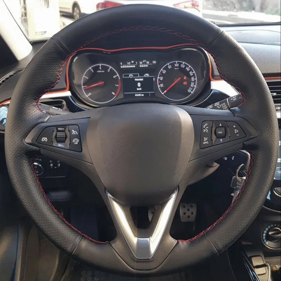 

Чехол На Руль Из Микрофибры Для Opel Astra (K) Corsa (E) CrosslandX GrandlandX Insignia — Прочный Дышащий Удобный Автомобильн...