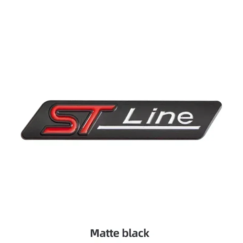 

1 шт. 3D металлический STLine ST линия логотип задняя эмблема автомобиля значок хромированная наклейка украшения автоаксессуары Стайлинг