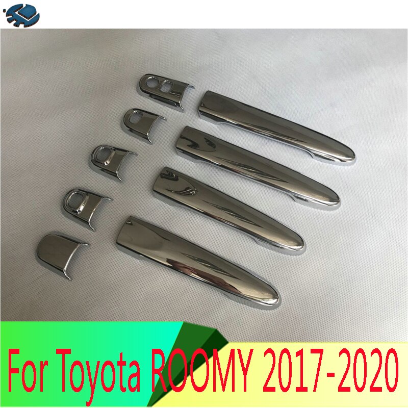 

Для Toyota ROOMY 2016-2020 декоративные аксессуары ABS Хромированная Дверная ручка Крышка отделка Литье аксессуары