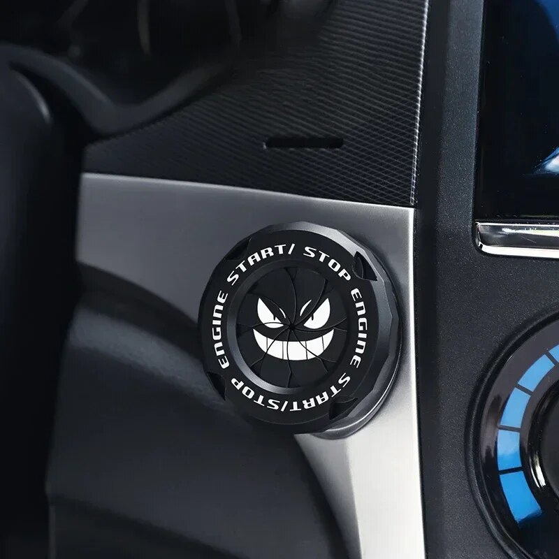 

Автомобиль Onekey, кнопка запуска, остановки, крышка, декор интерьера автомобиля, наклейка, переключатель зажигания двигателя, защитный чехол, кольцо для запуска мотоцикла