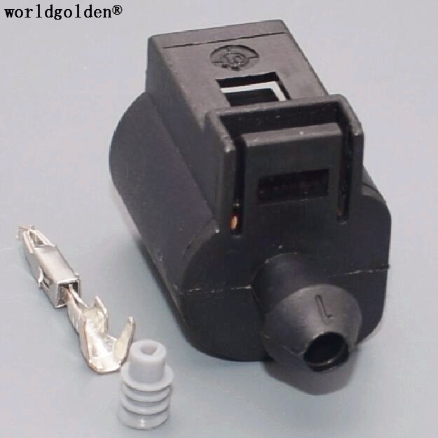 

1 Pin/Way Предварительно проводной Разъем Pigtail, штекер для VW Volkswagen AUDI VAG 1J0 973 701 1J0973701