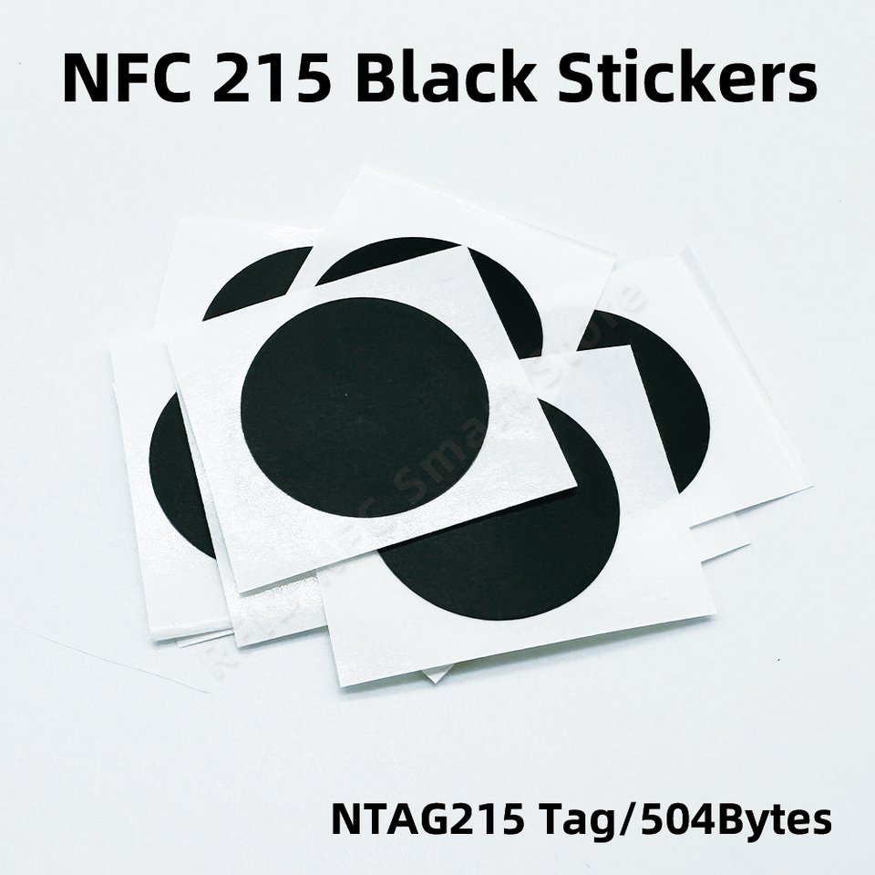

NTAG 215 черная RFID-метка