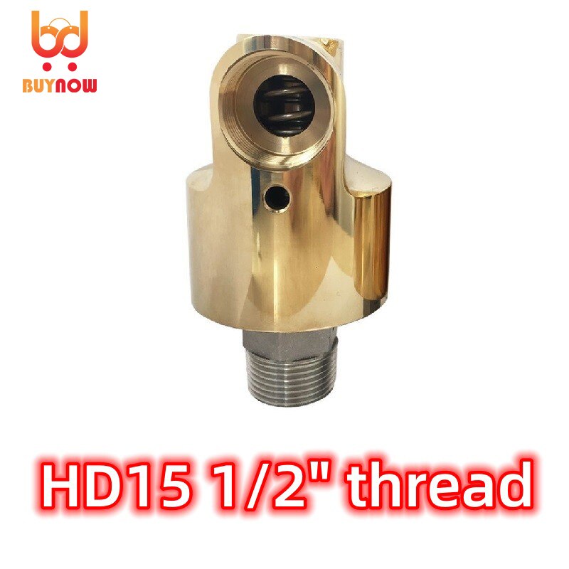 

1/2 дюйма HD15 DN15, вращающееся соединение, вращающееся соединение на 360°, поворотная муфта для воды, воздуха, масла, спрей, универсальный соединитель, латунный вращающийся соединитель