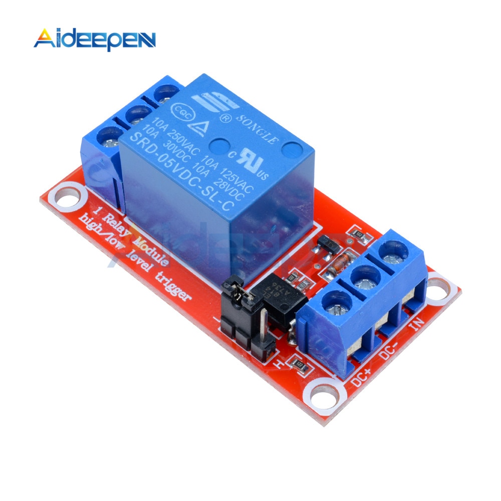 

Aideepen 1 Channel Relay Module DC 5V 9V 12V 24V