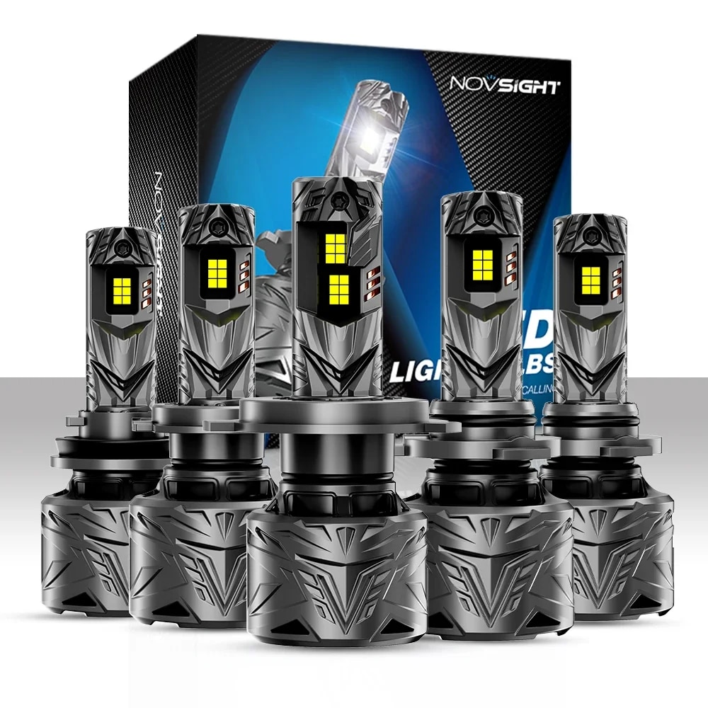 

NOVSIGHT 25000LM Светодиодные Лампы Для Автомобильных Фар H7 H4 H11 H8 H9 9005 9006 Белые 6500K Canbus Совместимые 240 Вт Пар...