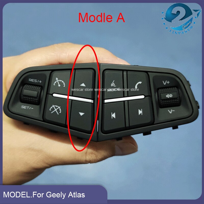 

Кнопки управления рулевым колесом для модели 2016-2018 Geely Atlas,SUV,Emgrand X7, Спортивная Кнопка громкости аудио круиз, переключатель автомобильных аксессуаров