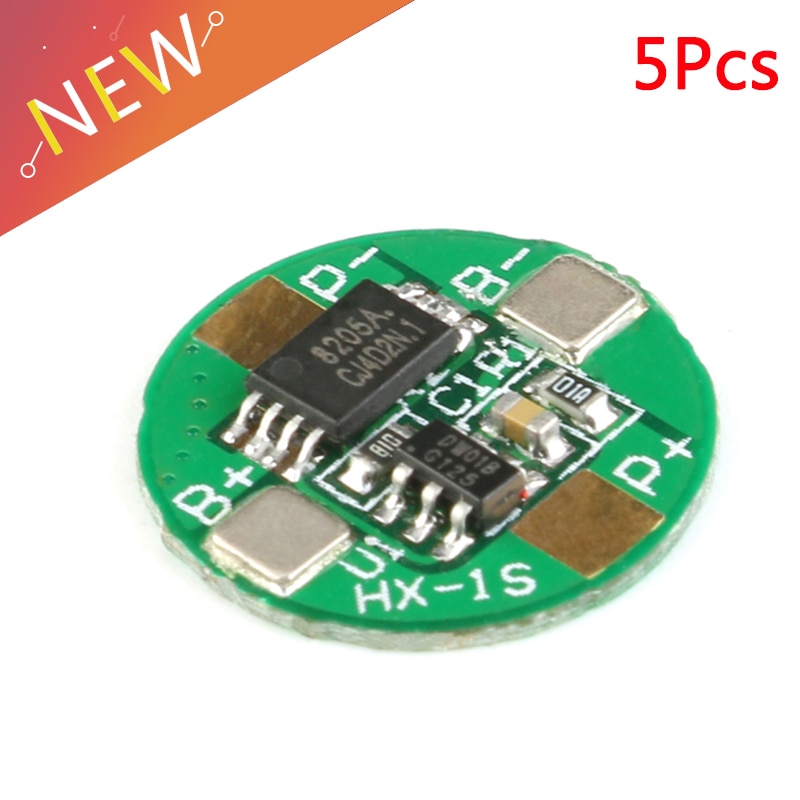 

BMS PCM плата защиты аккумулятора 3,7В 1S 5 шт.