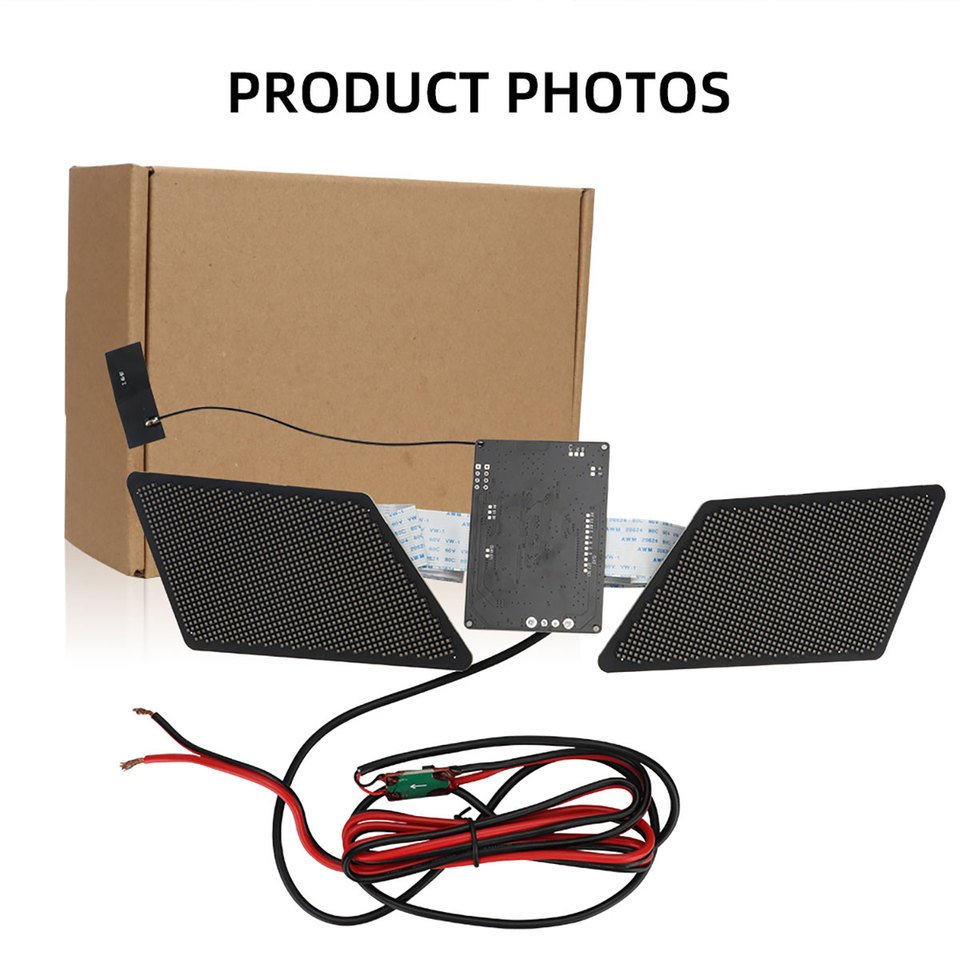 

Приложение автомобиля Светодиодный дисплей «Глаз дьявола» 3C Мультимедийный плеер «Ангельский глаз» Противотуманные фары Декоративные фонари Экран дисплея «сделай сам»