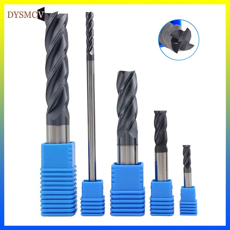 

DYSMCV HRC50 4 Flute Tвердосплавная фреза 8 мм 60/75/100 мм