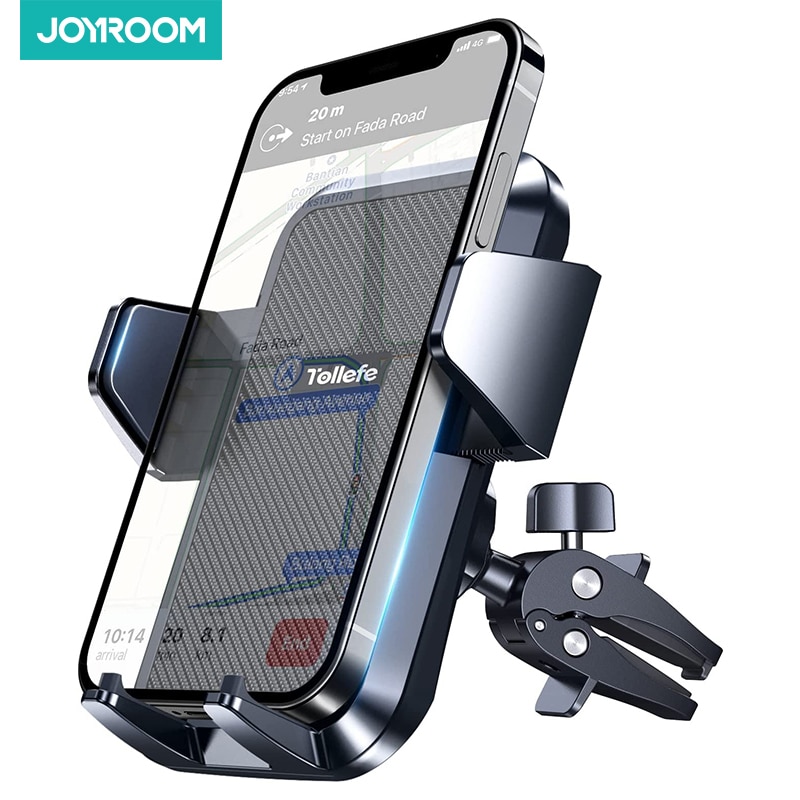 

Автомобильный держатель для мобильного телефона Joyroom, защитное крепление для телефона в стиле милитари, GPS, умный большой мобильный телефон, толстое автомобильное крепление для вентиляционного отверстия без рук