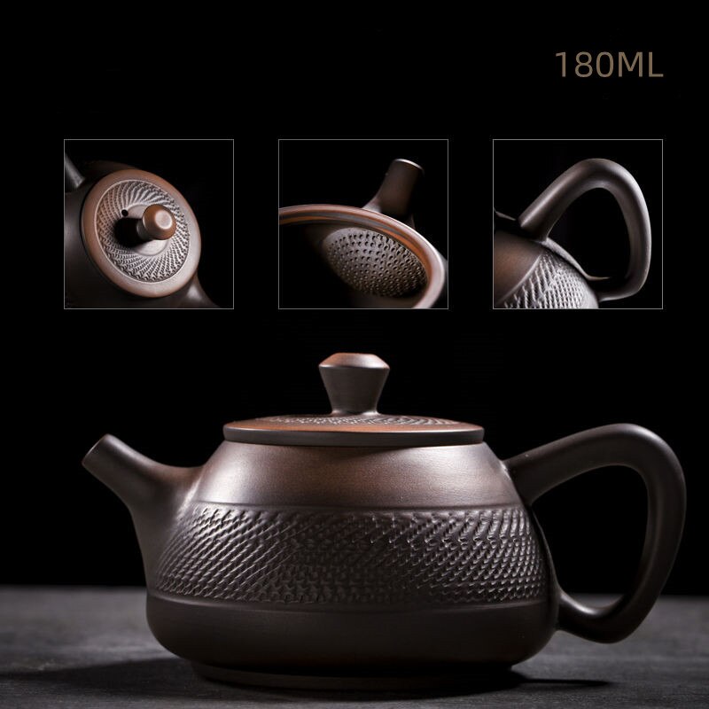 

JIANGXINSHE Фиолетовый керамический чайник 201-300 мл