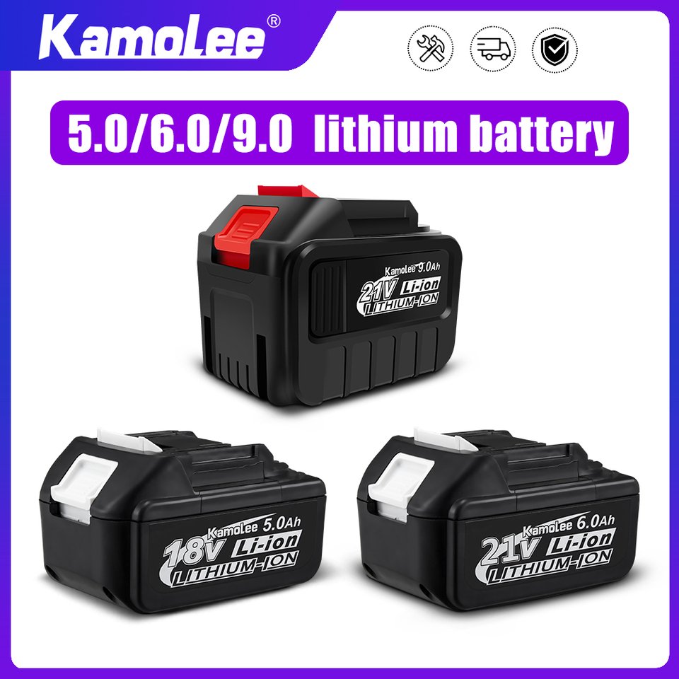 

Аккумулятор Kamolee 5000mAh-9000mAh для дрели 18V-21V