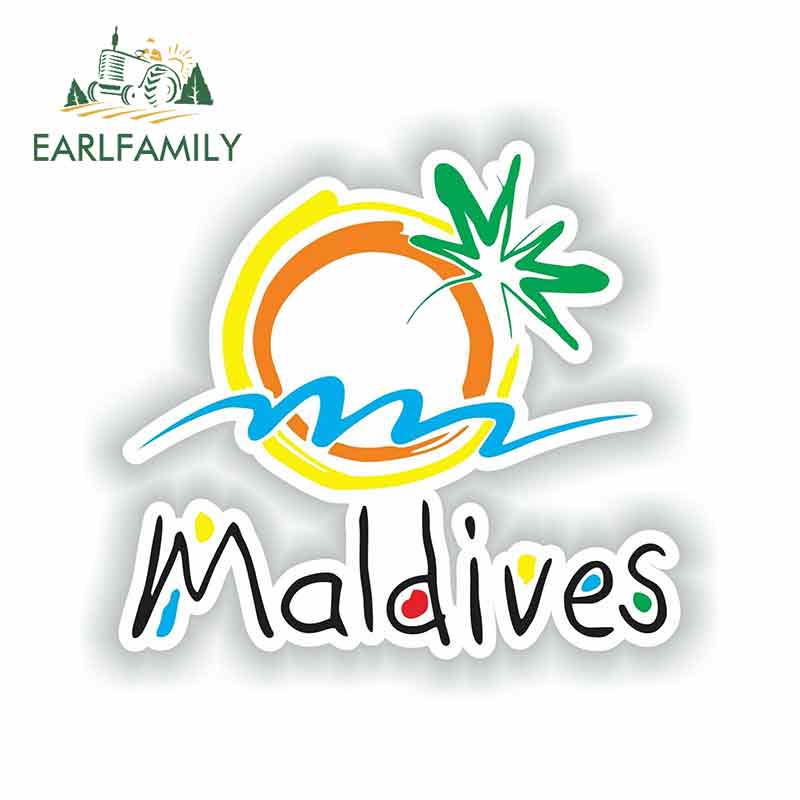 

EARLFAMILY 13 см x 11,9 см для мальдивов, наклейка для автомобиля, наклейки и наклейки, ремонтная наклейка, наклейки, подходящие для GTR EVO SX
