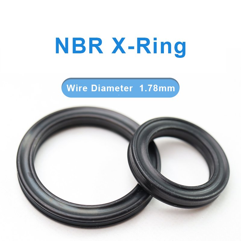 

Черная нитриловая резиновая уплотнительная шайба NBR X-Ring для гидравлических цилиндров