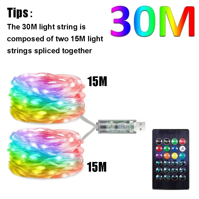 

Светодиодная лента Dreamcolor RGBIC, водонепроницаемая, Bluetooth, умный сказочный свет, музыкальный звукосниматель Dream Color Light, управление через приложение, сделай сам, вечерние, Рождество