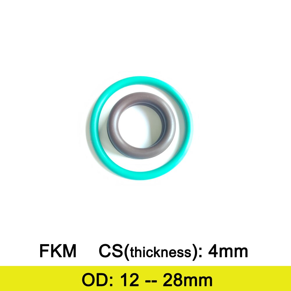

Резиновые уплотнительные кольца FKM 4mm